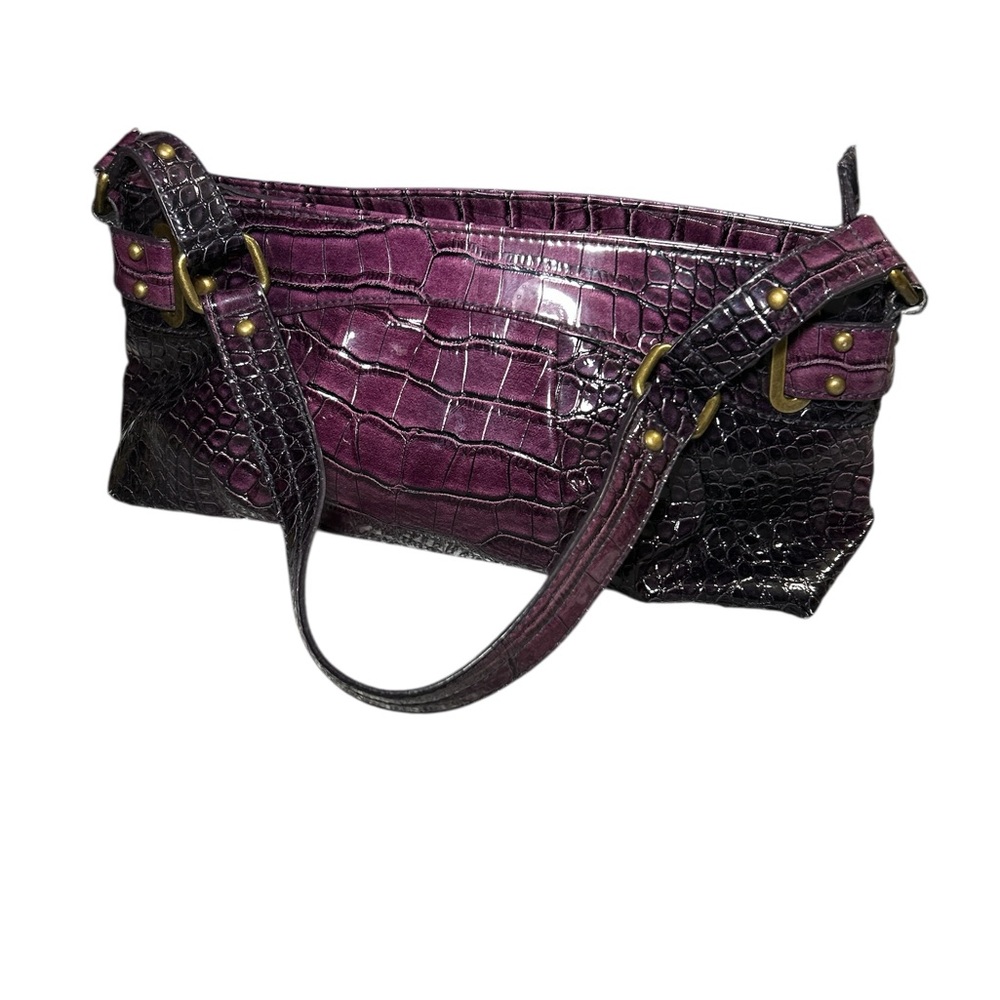 Worthington Purple Embossed Shoulder Bag